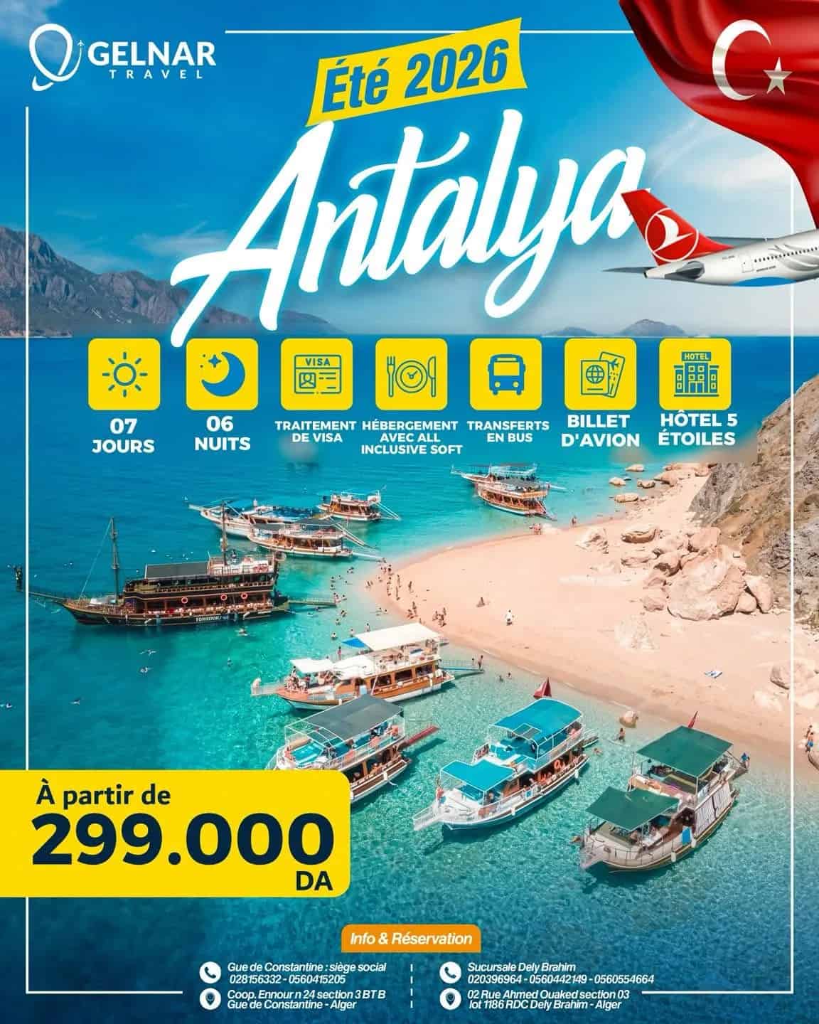 Antalya 2026 : Votre Séjour d'Été Ultra All Inclusive au Kaya Side Hôtel