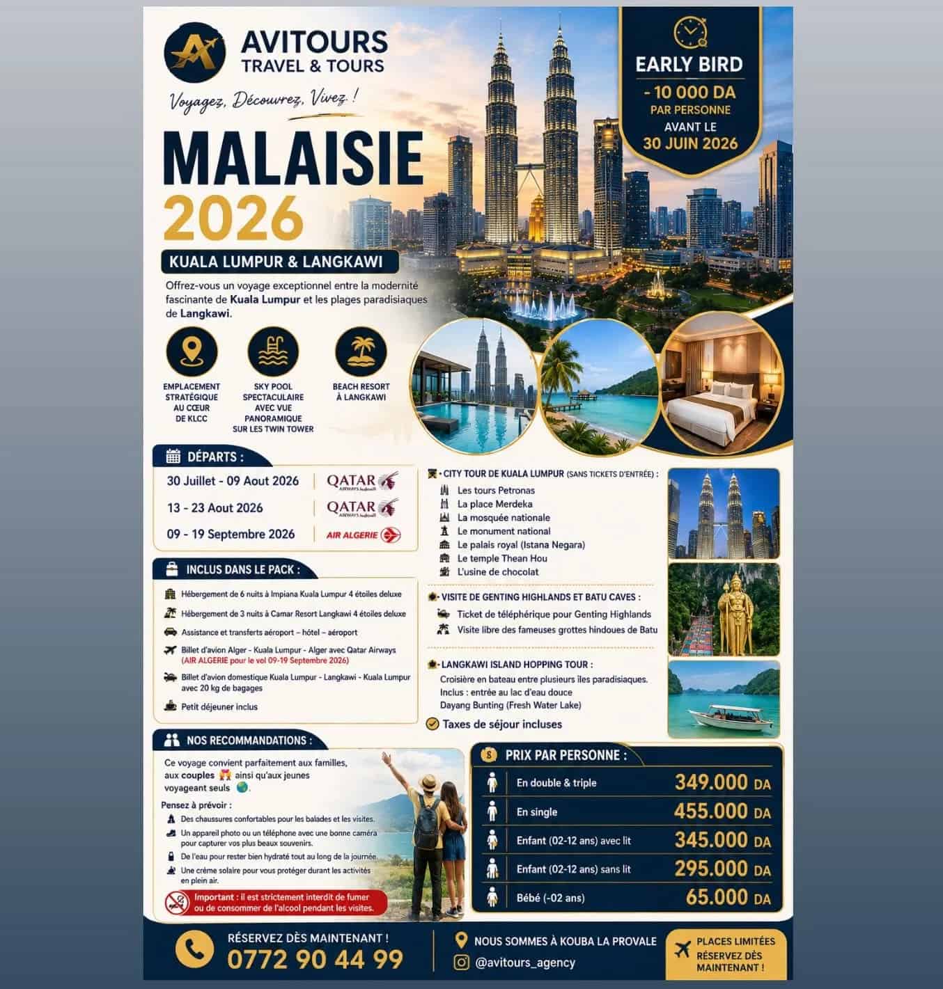 Offre Spéciale Malaisie : Kuala Lumpur & Langkawi en Tout-Inclus